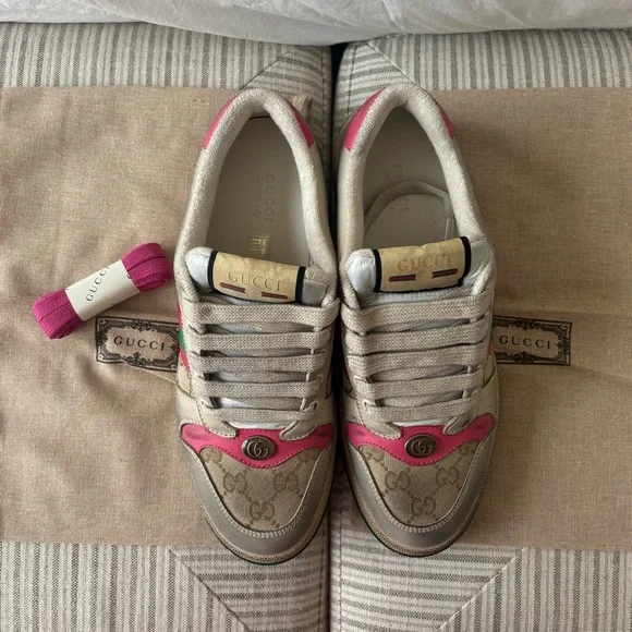 NIB! Gucci Screener Sneakers, size 40 - Picture 4 of 11